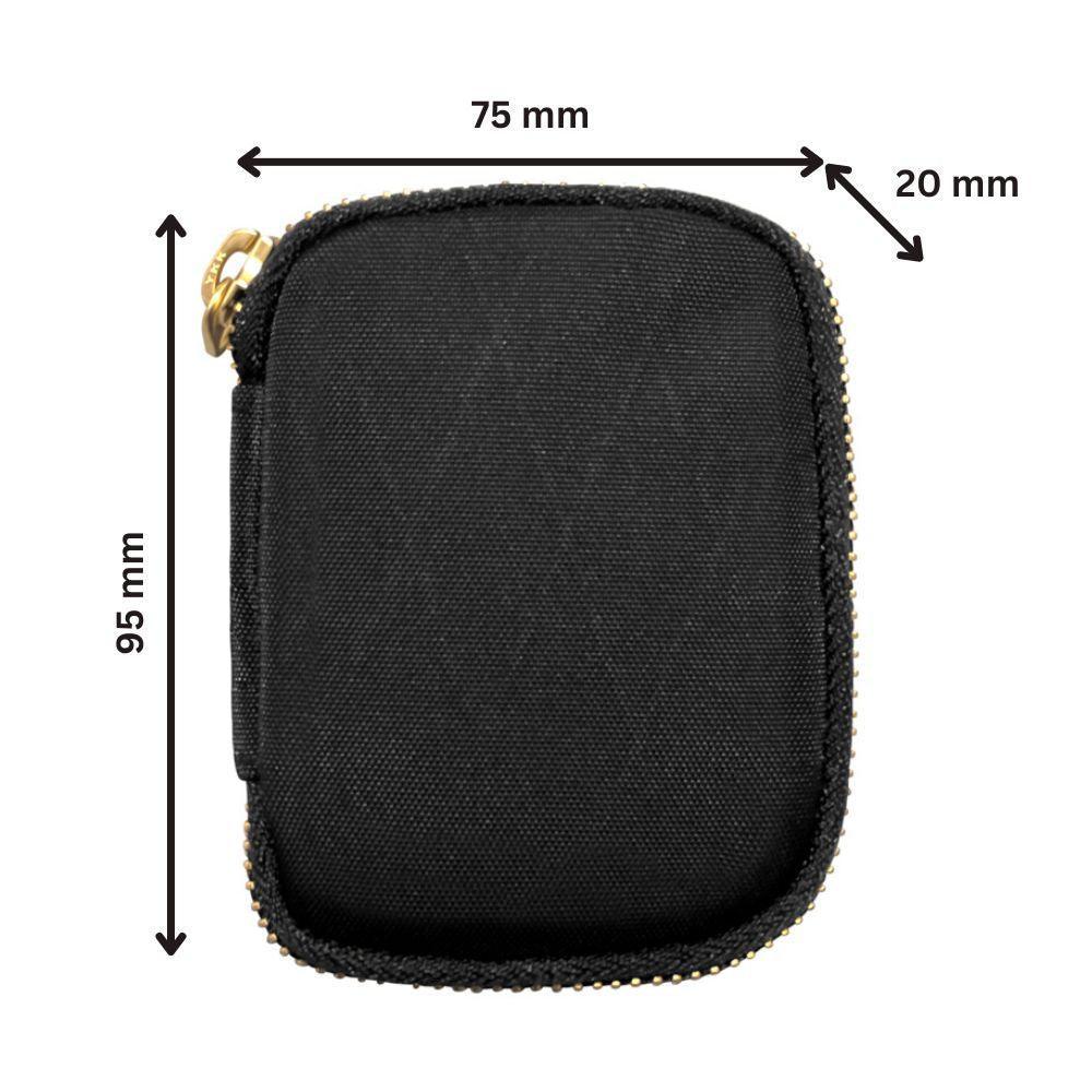 Front view of FirmGuards EDC Micro Kit Pouch with stated dimensions