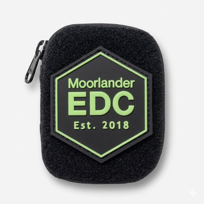 Micro Kit Pouch with Moorlander EDC GITD Patch Bundle