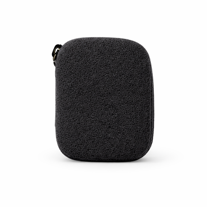FirmGuards Micro Kit Pouch hook and loop front view black EDC organizer pouch